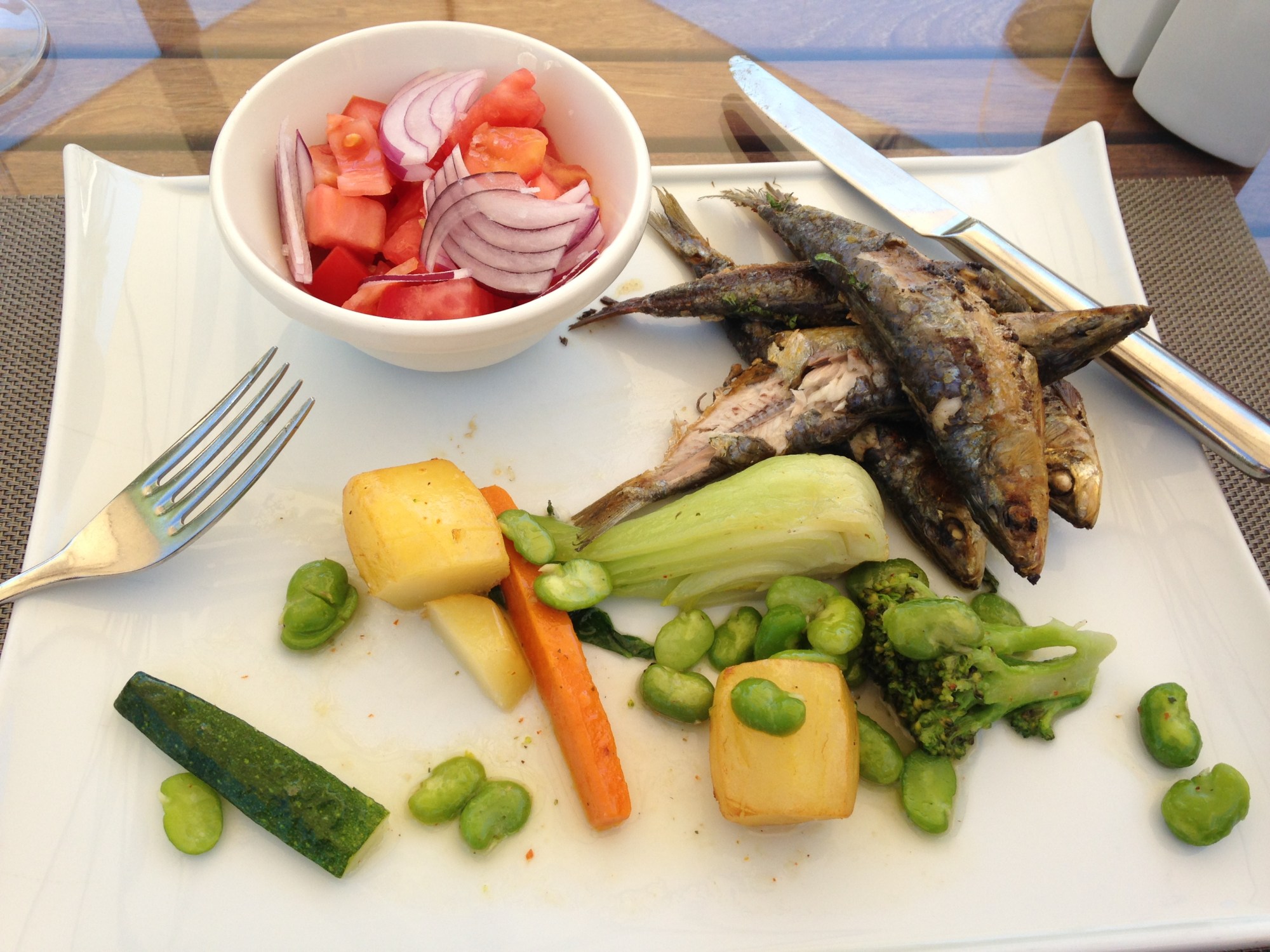 A lovely light lunch at Hilton Vilamoura